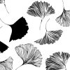 20 serviettes 3 plis Ginkgo 33x33 cm