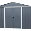Abri de jardin métal, sans plancher, anthracite - TRIGANO JARDIN Yardmaster - 5.11m²