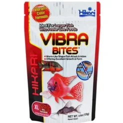 Aliment Vibra Bites XL pour poissons, spécifique aquarium - HIKARI AQUARIUM - 125g