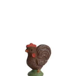 Animal de crèche de Noël coq Santons Escoffier - 3 cm