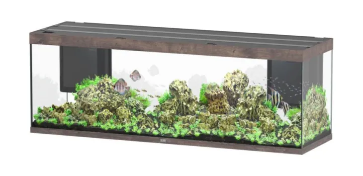 Aquarium coloris chêne foncé Aquatlantis Sublime Ultra LED 2.0 675 L - 200 x 60 x 75 cm