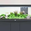 Aquarium tout équipé, Gris anthracite mat - AQUATLANTIS Volga 200 - 242L