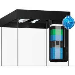 Aquarium tout équipé gris, JUWEL AQUARIUM Lido 200 - 200L