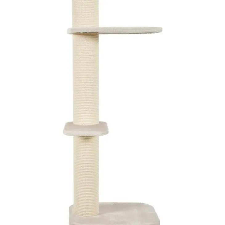 Arbre à chat avec griffoir coloris beige City Cat 3 Zolux - 114,8 cm