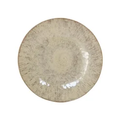 Assiette à dessert Akaris coloris beige en grès - Ø 21 cm