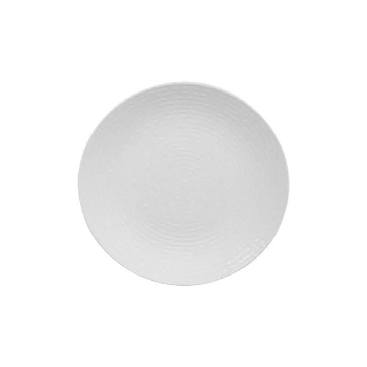 Assiette à dessert en grès blanche Ayra - Ø 21 cm