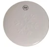 Assiette à dessert en grès motif flocon - Ø 20 cm