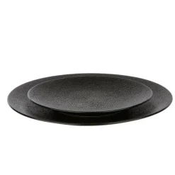 Assiette à dessert Vesuvio noire Ø 20,5 cm