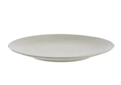 Assiette de présentation Vesuvio coloris blanc en grès - Ø 31 cm