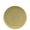 Assiette en grès vert Nika - Ø 22 cm