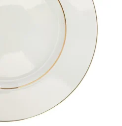 Assiette plate en porcelaine blanche Victoria - Ø 27 cm