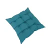 Assise de fauteuil matelassée bleue Cap émeraude - 46 x 46 x 9 cm