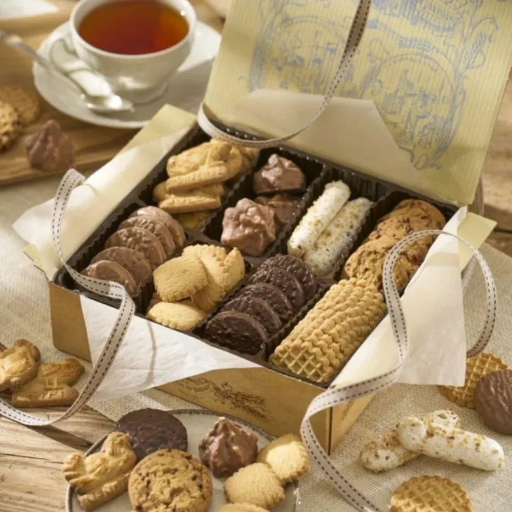 Assortiment de biscuits en boîte dégustation La Maison du Biscuit - 500 g