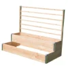 Bac de jardinage à 2 étages en bois avec treillis Mon Petit Potager gamme Design - 125 x 60 x 100 cm