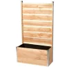 Bac de jardinage en bois Mon Petit Potager Bac Pano Design - 75 x 35 x 136 cm