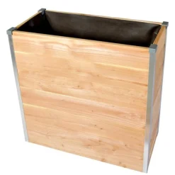 Bac de jardinage en bois Mon Petit Potager Bac O Design - 75 x 35 x 80 cm