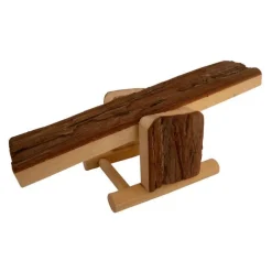 Balançoire en bois pour rongeurs 22 x 8.x 7cm