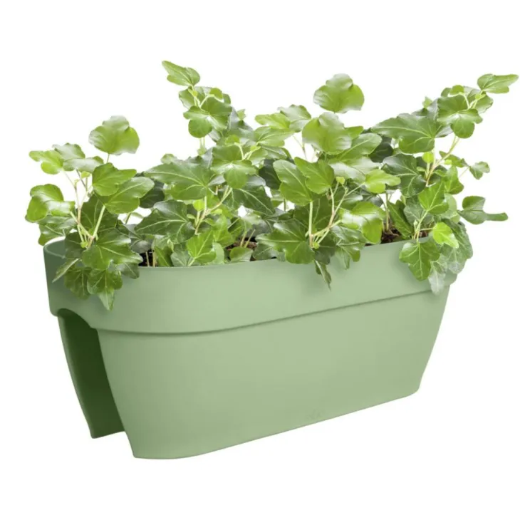 Balconnière en polypropylène vert pistache Elho Vibia Campana Flower Bridge - 59 x 26 x 22 cm