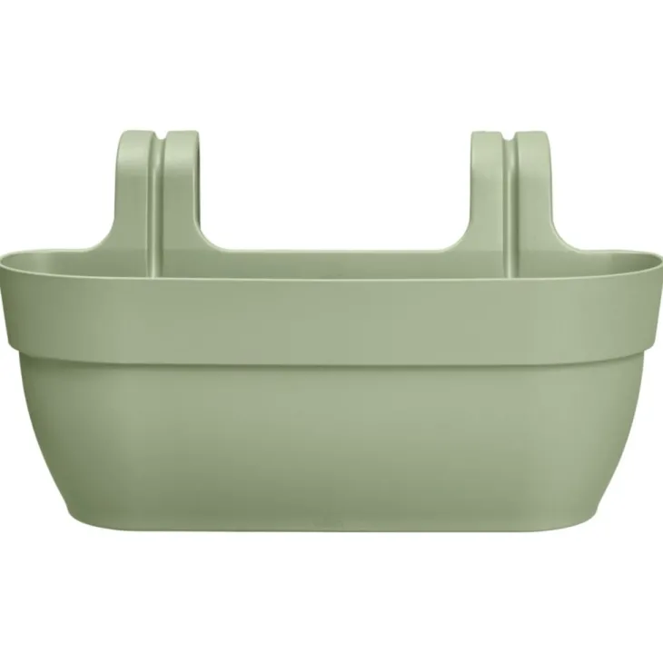 Balconnière plastique vert pistache Elho Vibia Campana easy hanger large - 24,1 cm
