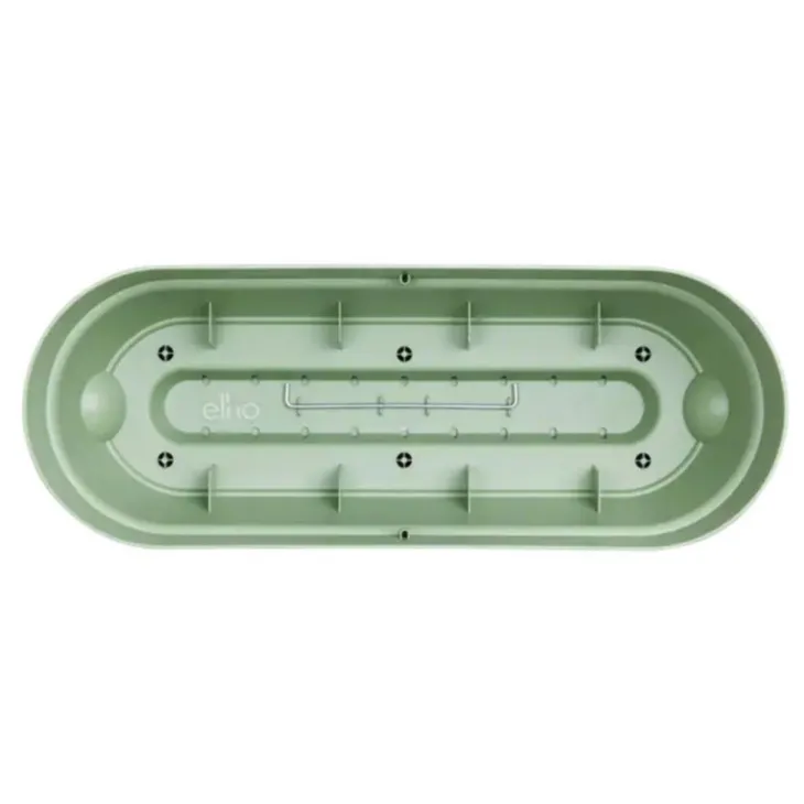 Balconnière plastique vert pistache Elho Vibia Campana easy hanger large - 24,1 cm