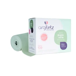 Bande d'argile verte naturelle en rouleau