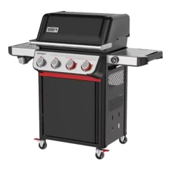 Barbecue au gaz Spirit EP-435 coloris noir en acier émaillé Weber - 118 x 65 x 13 cm