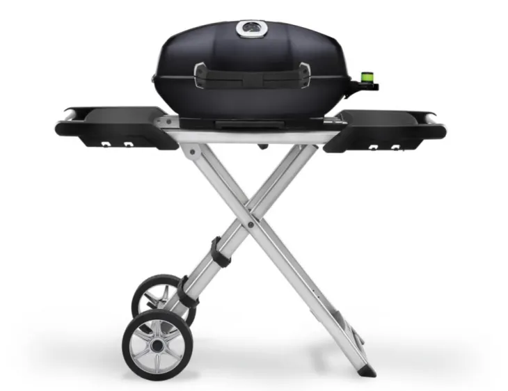 Barbecue électrique Travel Q avec chariot 2200W coloris noir Napoleon - 112 x 50 x 93 cm