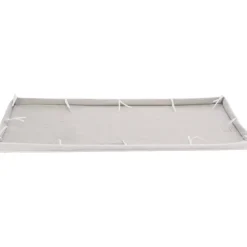 Base textile pour enclos intérieur lapin et cochon d'inde coloris gris et blanc Trixie – 140 x 70 cm