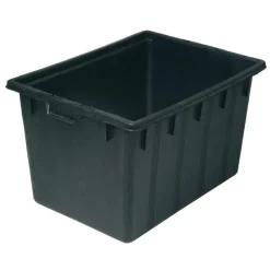 Bassin rectangulaire noir Victoria Quadro I - 71x40x30 cm