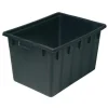Bassin rectangulaire noir Victoria Quadro III - 80x63x38 cm