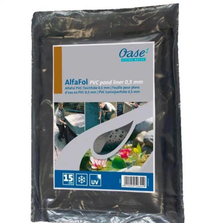 Bâche PVC épaisse 0,5mm AlfaFol OASE - 6 x 6 m