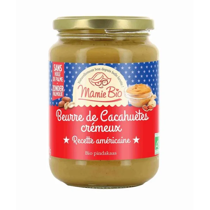 Beurre de cacahuètes bio crémeux recette américaine - 500 g