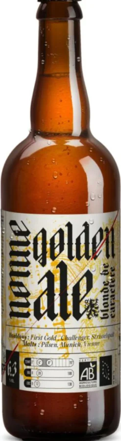 Bière Nonne Golden ale bio Nonne - 75 cl