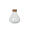 Bocal Emily en verre transparent grand modèle Ø 22,5 x H 24,5 cm