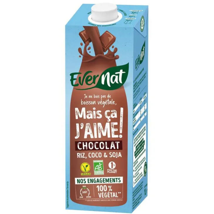 Boisson Mais ça j'aime ! au chocolat bio Vannucci - 1 L