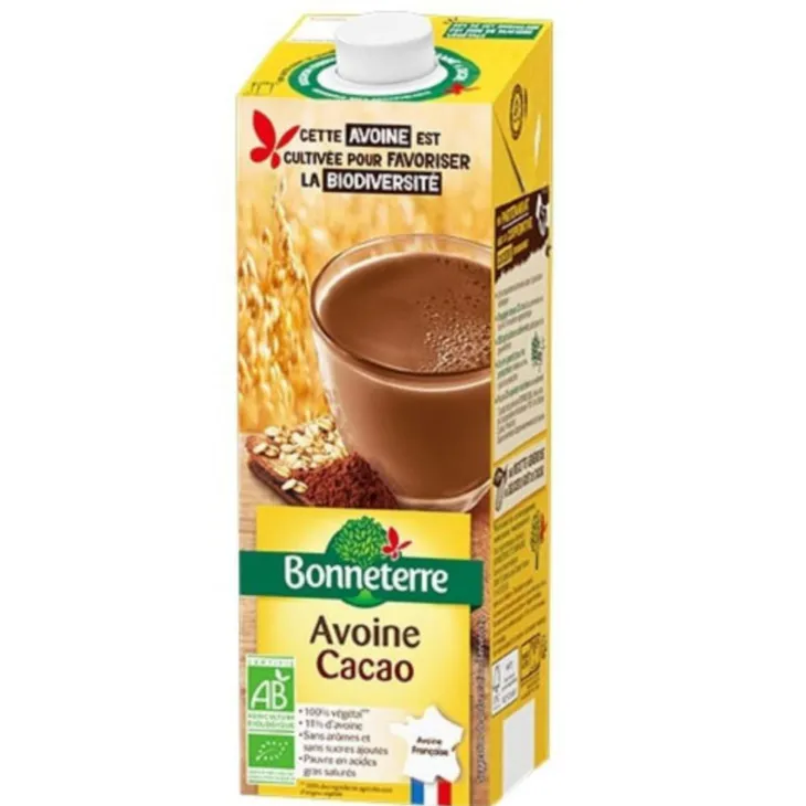 Boisson végétale avoine cacao Bonneterre - 1 L