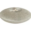 Bougeoir bohème résine Ø16xH6 cm