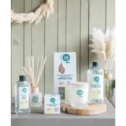 Bougie parfuméee senteur verveine citron contrôlée par Ecocert Greenlife Bulle de Nature par botanic® - 70 g