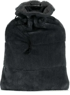 Bouillotte Tender coloris gris en coton - 23 x 33 cm