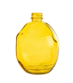 Bouteille soliflore coloris multicolore en verre recyclé