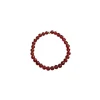 Bracelet agate cornaline unie pour enfant 4mm