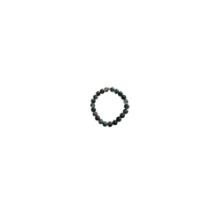 Bracelet agate vert mousse homme