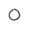 Bracelet quartz fumé marron 4mm