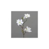 Branche de magnolia artificielle 4 fleurs et 2 boutons - 40 cm