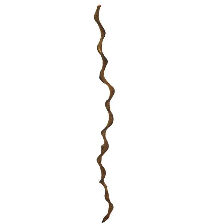 Branche longue torsadée en rotin naturel - 120 x 40 x 15 cm