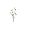 Branche scintillante avec glands couleur platine H 60 cm