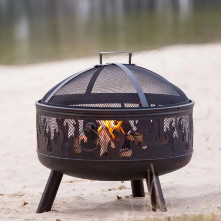 Brasero en métal Blazer Redfire - 61 cm