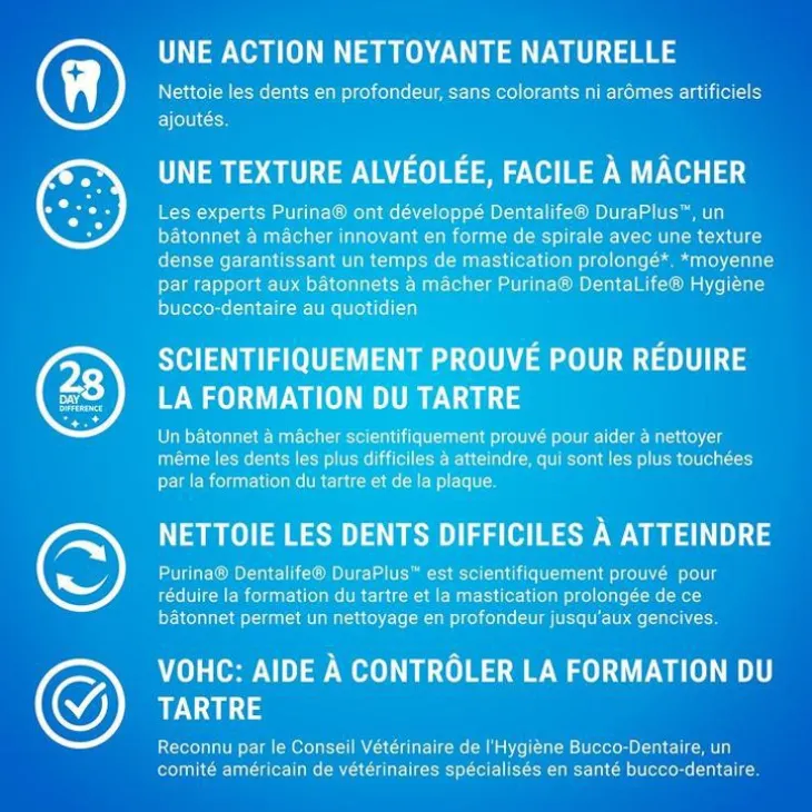 Bâtonnets dentalife medium pour chiens de taille moyenne 966 g
