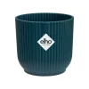 Cache pot bleu foncé Elho Vibes fold mini - Ø 9 cm