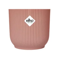 Cache pot rose poudré Elho Vibes fold - Ø 22 cm